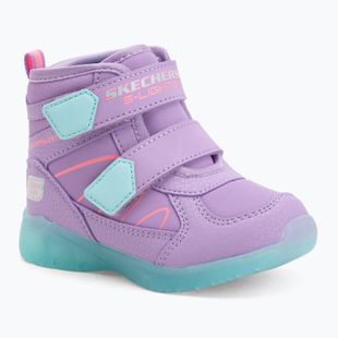 Kinder-Schuhe SKECHERS Illumi-Brights Polar Steppers Lavendel/Mehrfarbig