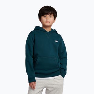 Kinder-Sweatshirt New Balance Brush Back Small Logo Hoodie medusa green