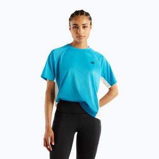 Damen-Laufshirt New Balance Viz-Tech Run T-Shirt altitude/streamsong