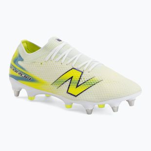 Fußballschuhe New Balance Furon Pro V9 SG white/alkaline green
