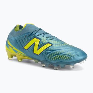 Fußballschuhe New Balance Tekela Elite Low V5 FG metallic blue/alkaline green/team navy