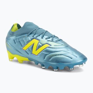Fußballschuhe New Balance Tekela Team Low V5 FG metallic blue/alkaline green/team navy