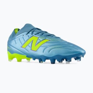 Fußballschuhe New Balance Tekela Team Low V5 FG metallic blue/alkaline green/team navy