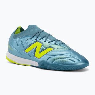 Fußballschuhe New Balance Tekela Team Low V5 IN metallic blue/alkaline green/team navy
