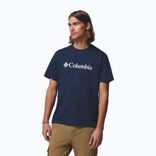 Herren T-Shirt Columbia CSC Basic Logo Tee collegiate navy/gem columbia