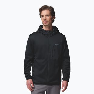 Herren Trekking-Sweatshirt Columbia Tall Heights Hdd Grid Fleece Full Zip black