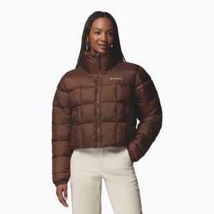 Gefütterte Damenjacke Columbia Puffect III Cropped tobacco