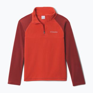 Kinder Fleecejacke Columbia Glacial Half Zip super sonic/red oxide