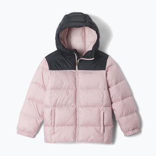 Gefütterte Kinderjacke Columbia Puffect Hooded Mineral Pink/Black