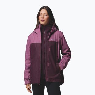 Damen-3‑in‑1‑Jacke Columbia Hikebound II Interchange antique mauve/moonvista