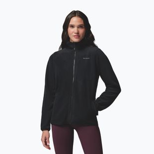 Fleecejacke für Damen Columbia Pacific Arch 200 Hooded Full Zip Fleece Black