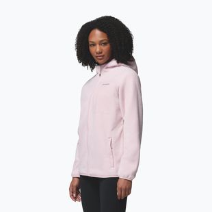 Fleecejacke für Damen Columbia Pacific Arch 200 Hooded Full Zip Fleece mineral pink