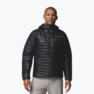 Herren-Daunenjacke Columbia Endevour Mountain Down Hooded black