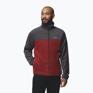 Fleecejacke für Herren Columbia Steens Mountain Full Zip 2.0 Shark/Red Oxide