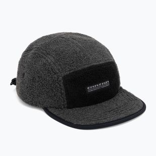 Basecap Columbia Creek Side Thermal 5 Panel charcoal heather fleece/black ripstop