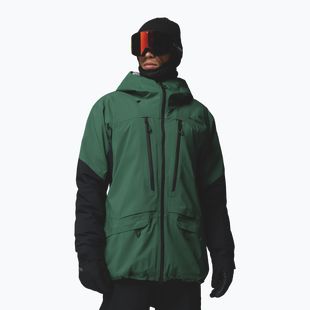 Herren-Skijacke Columbia Platinum Peak Insulated rain forest/black