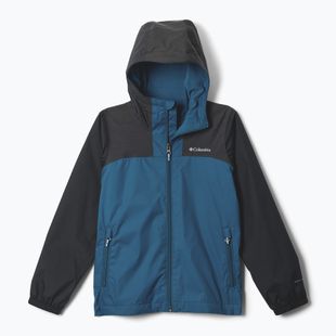 Kinder-Regenjacke Columbia Rainy Trails III Fleece Lined phoenix blue/black