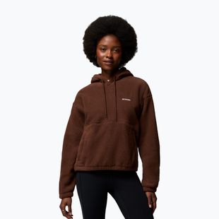 Fleecejacke für Damen Columbia Timber Meadow MTR Fleece Hoodie tobacco