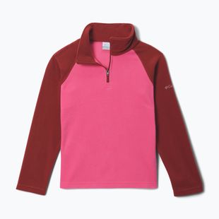 Kinder Fleecejacke Columbia Glacial Fleece Half Zip nico/red oxide