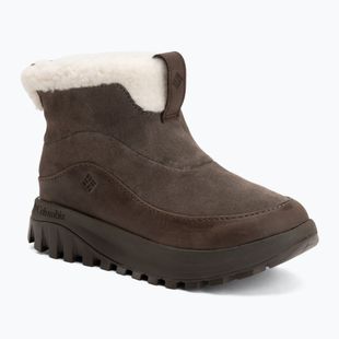 Damen-Schneestiefel Columbia Snowtrot Ease mud/cordovan