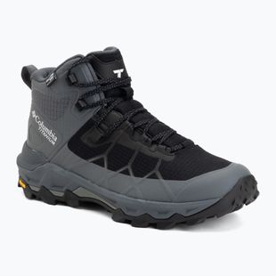 Damen-Trekkingschuhe Columbia Peakfreak Titanum Outdry Mid black/sedona sage