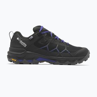 Damen-Trekkingschuhe Columbia Peakfreak Titanum Outdry black/purple quartz