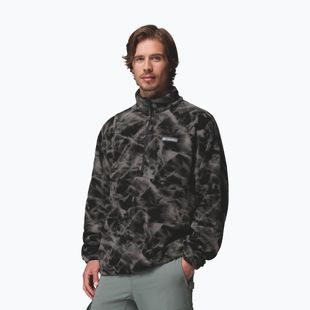 Fleecejacke für Herren Columbia Timber Crest MTR Fleece Printed HZ black/icypeaks