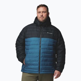 Herrenjacke Columbia Powder Lite II Hooded phoenix blue/black
