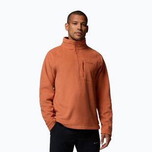 Fleecejacke für Herren Columbia Fast Trek III Half Zip Teak Brown