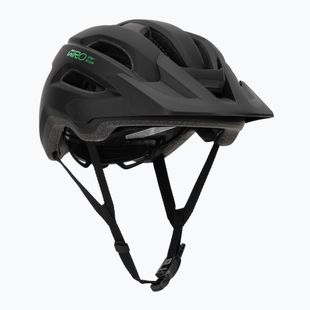 Kinder-Fahrradhelm Giro Fixture II matte black/vivid green