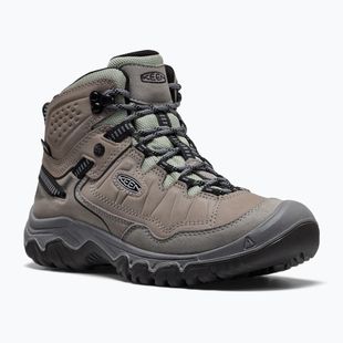 Damen-Trekkingschuhe KEEN Targhee IV Mid Wp grey/lily pad
