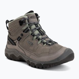 Damen-Trekkingschuhe KEEN Targhee IV Mid Wp grey/lily pad