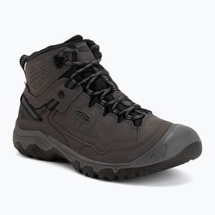 Herren-Trekkingstiefel KEEN Targhee IV Mid Wp magnet/black