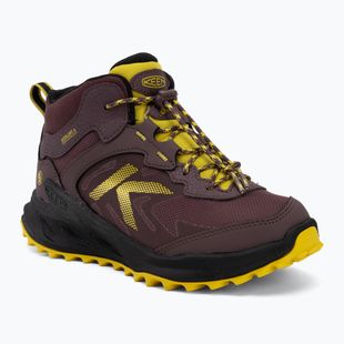 Kinder-Trekkingschuhe KEEN Zionic Mid Wp huckleberry/mango mint