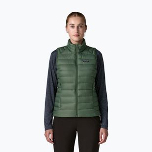 Damenweste Patagonia Down Sweater canopy green