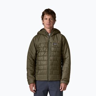 Gefütterte Herrenjacke Patagonia Hi-Loft Nano Puff Hoody basin green