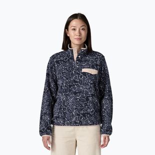 Fleecejacke für Damen Patagonia Lightweight Synchilla Snap-T Pullover saxifrage: sunken blue