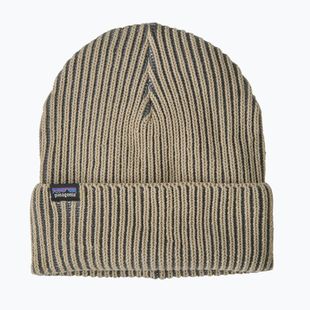 Wintermütze Patagonia Fishermans Rolled Beanie contrast stripe: weathered stone