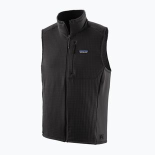 Herrenweste Patagonia R1 black w/black
