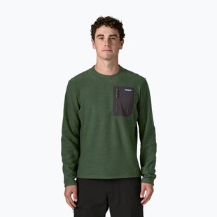 Herrenpullover Patagonia R1 Air Crew treeline green