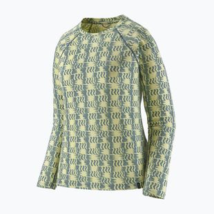 Damen-Funktionssweatshirt Patagonia Capilene Midweight Crew sun quilt: blue sage