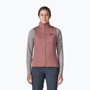 Damenweste Patagonia R1 moonrise taupe