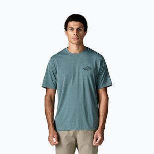 Herren-Shirt Patagonia Cap Cool Daily Cloud Crag blue sage - light blue sage x-dye