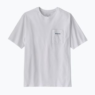 Herren-Shirt Patagonia Boardshort Logo Pocket Responsibili fiber white