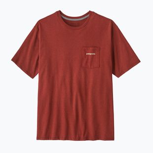 Herren-Shirt Patagonia Boardshort Logo Pocket Responsibili rusty red