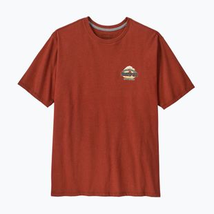 Herren-Shirt Patagonia Great Waves Responsibili-Tee rusty red