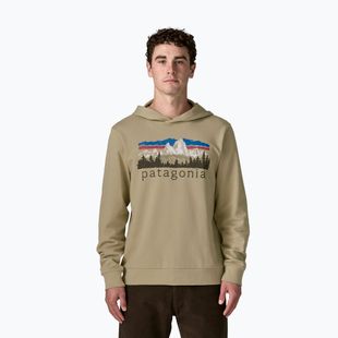 Herren-Trekkingsweatshirt Patagonia Fitz Roy Foothills Daily Hoody weathered stone