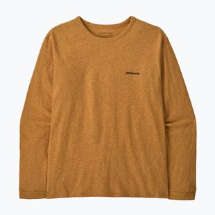 Damen-Longsleeve Patagonia P-6 Logo Responsibili-Tee LS dried mango