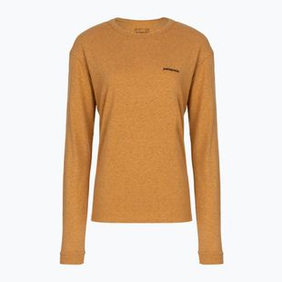 Damen-Longsleeve Patagonia P-6 Logo Responsibili-Tee LS dried mango