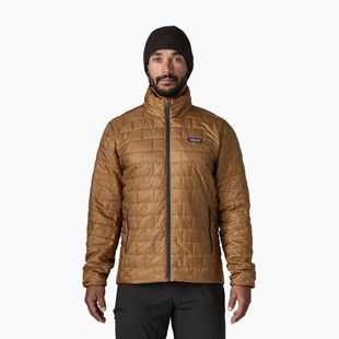 Gefütterte Herrenjacke Patagonia Nano Puff deer brown